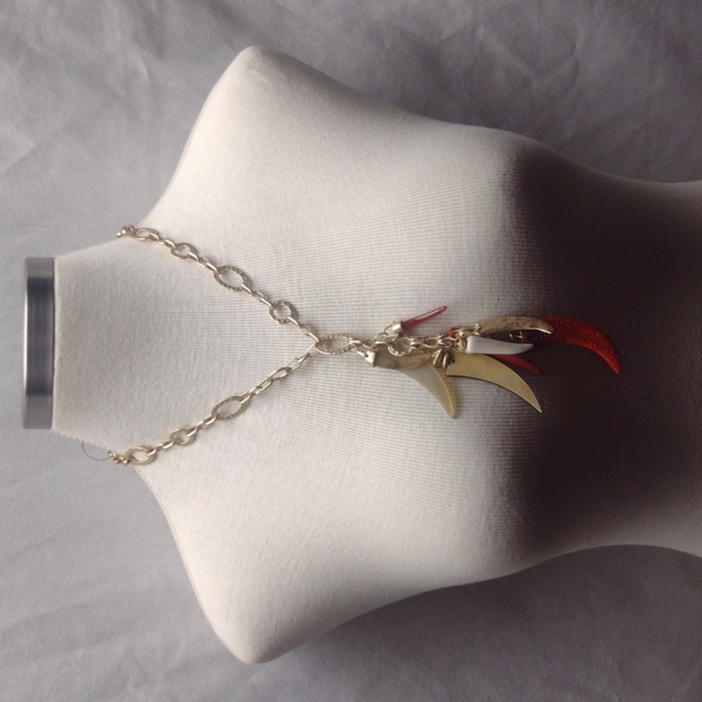 Chicos long pendant necklace